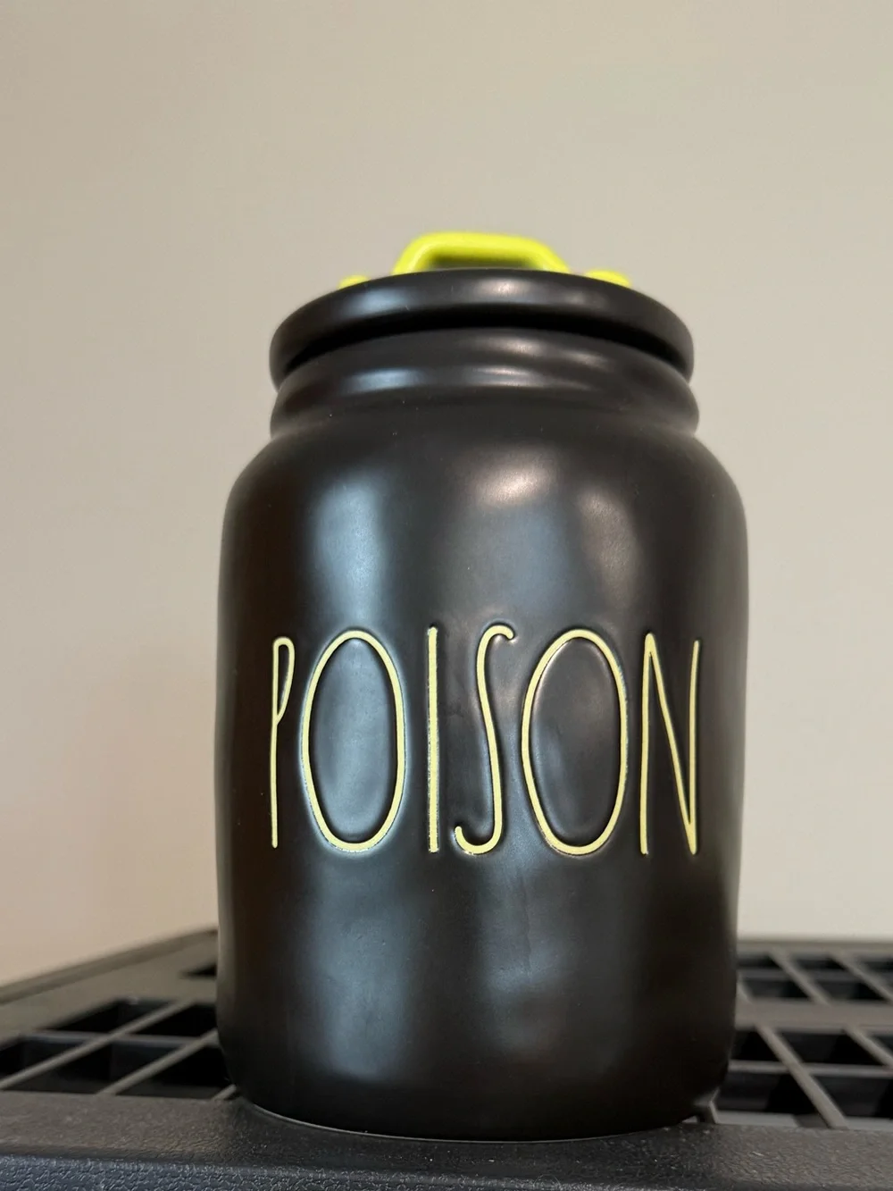 Rae Dunn Poison Small canister